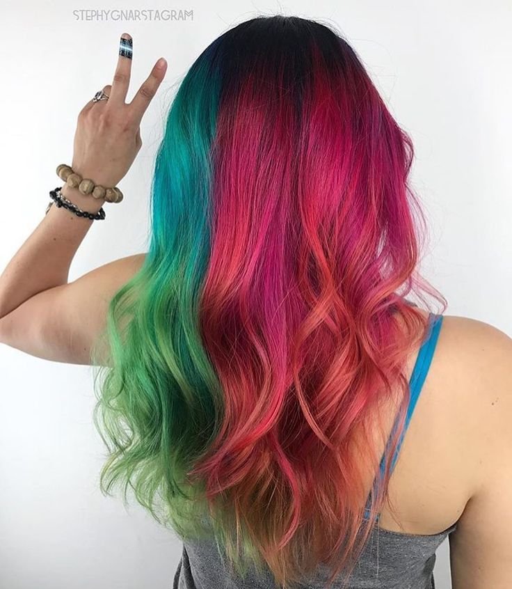 Vibrant Hair Color Style 1