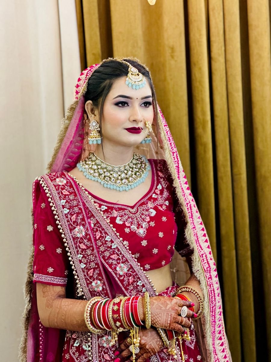 HD & Airbrush Bridal Makeup Example